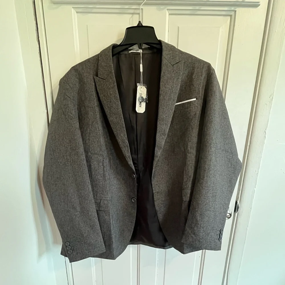 COOFANDY Mens Casual Suit Blazer Jackets Lightweight. 2 Button. 3xl